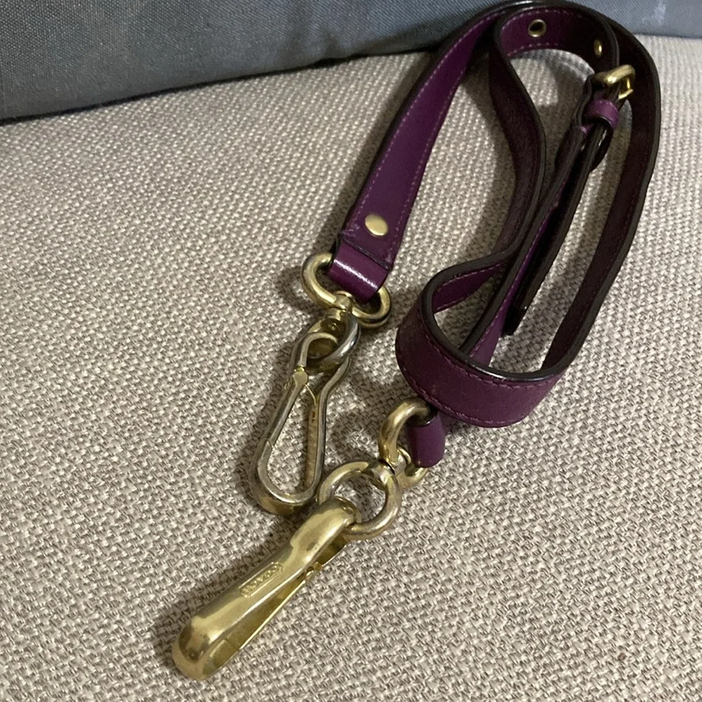 Coach Raspberry Shoulder Bag - Picture 10 of 10